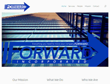 Tablet Screenshot of forwardinc.net